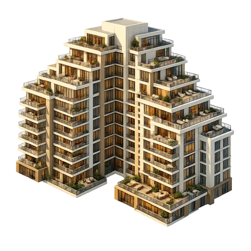 Godrej Vanantara three-quarter aerial of the 36-acre, 18-tower apartment township at Dinnepalya, Bannerghatta Road Godrej Vanantara three-quarter aerial of the 36-acre, 18-tower apartment township at Dinnepalya, Bannerghatta Road